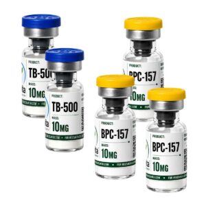 WOLVERINE: Dual Peptide Reference Kit - Qty 3: BP-157 (10mg) + Qty 2: TB500 (10mg) (RESEARCH USE ONLY)