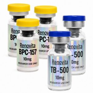 WOLVERINE: Dual Peptide Reference Kit - Qty 3: BP-157 (10mg) + Qty 2: TB500 (10mg) (RESEARCH USE ONLY)