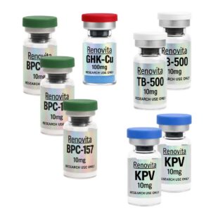 Klow Stack — Qty 3: BPC-157 (10 mg vials) + Qty 2: TB-500 (10 mg vials) + Qty 1: GHK-Cu (100 mg vial) + Qty 2: KPV (10 mg vials) (RESEARCH USE ONLY)