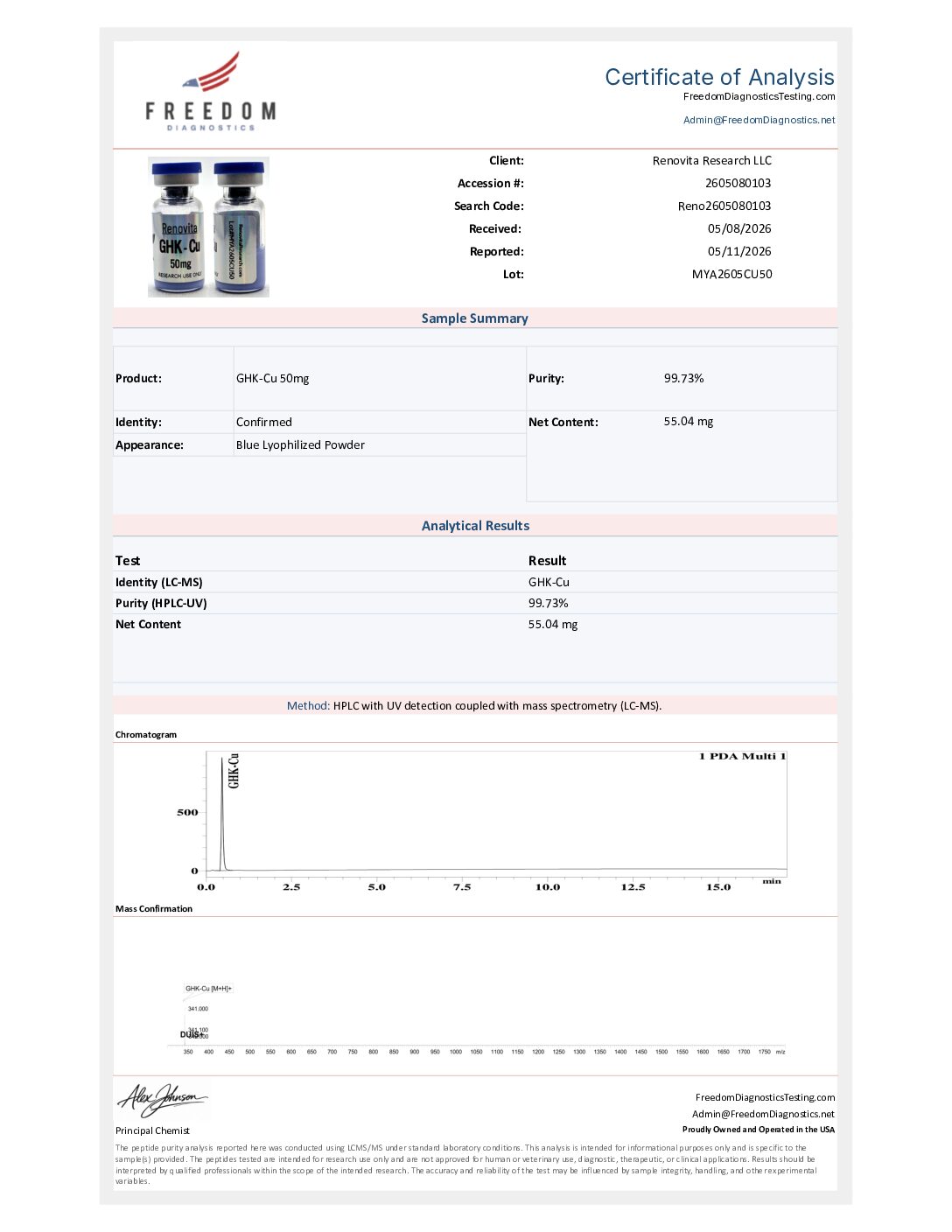 GHK-Cu-50mg (RESEARCH USE ONLY) - Image 2